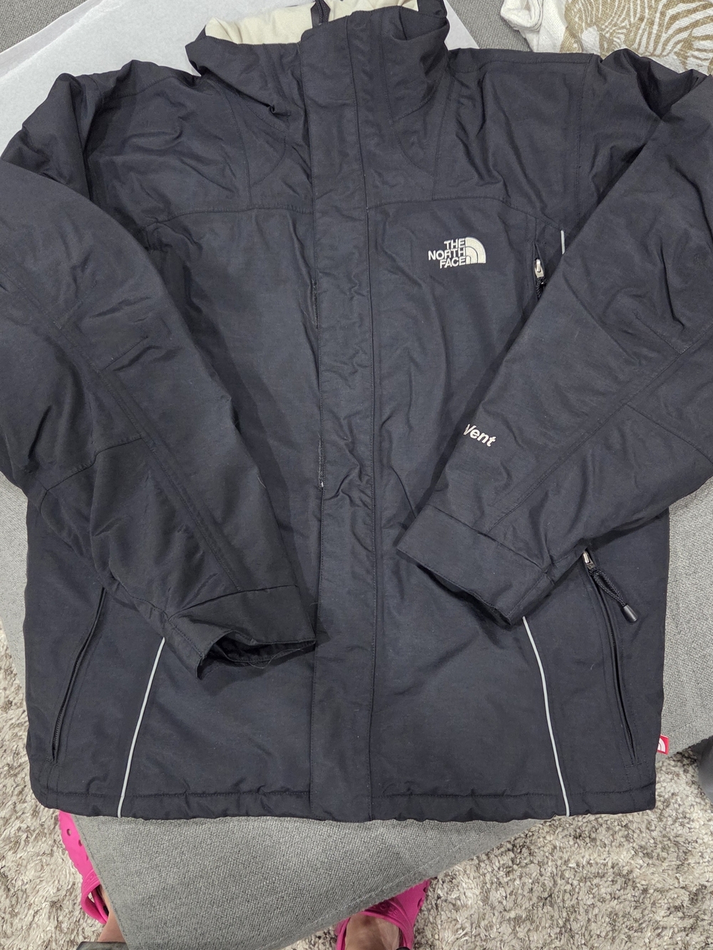 The North Face Black Men's Waterproof HyVent Jacket